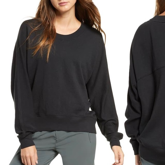 high low sweatshirt